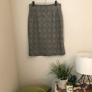 Barleycom Knee Length Back Slit Pencil Skirt